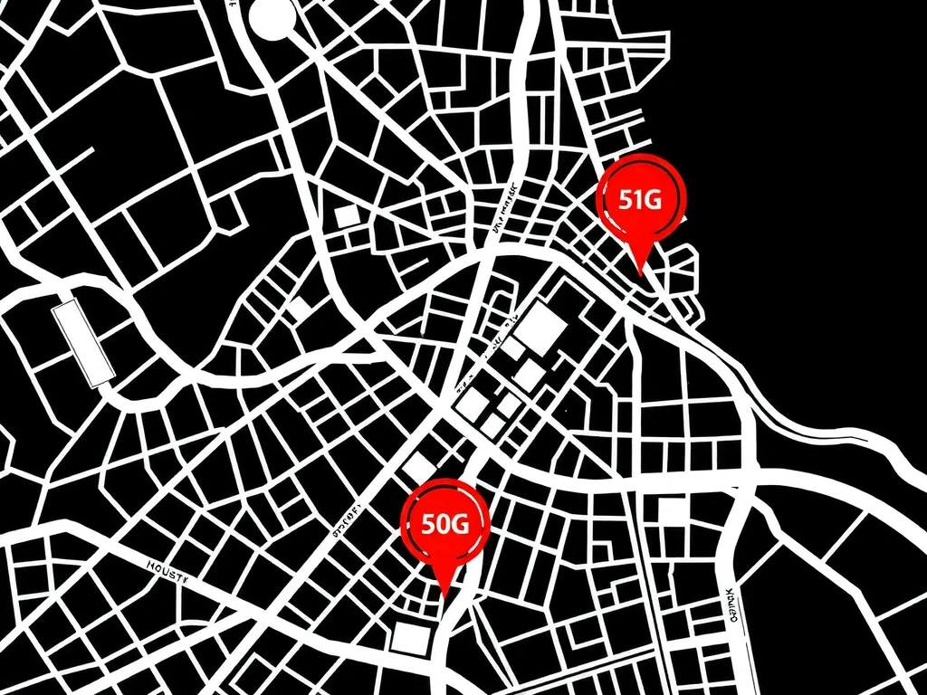 Mappa topografica nodi 5G Milano